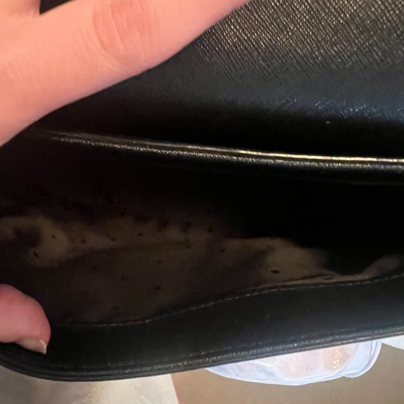 Kate Spade Byrdie Make it Mine black leather crossbody bag purse + 2 bow flaps - Picture 11 of 16